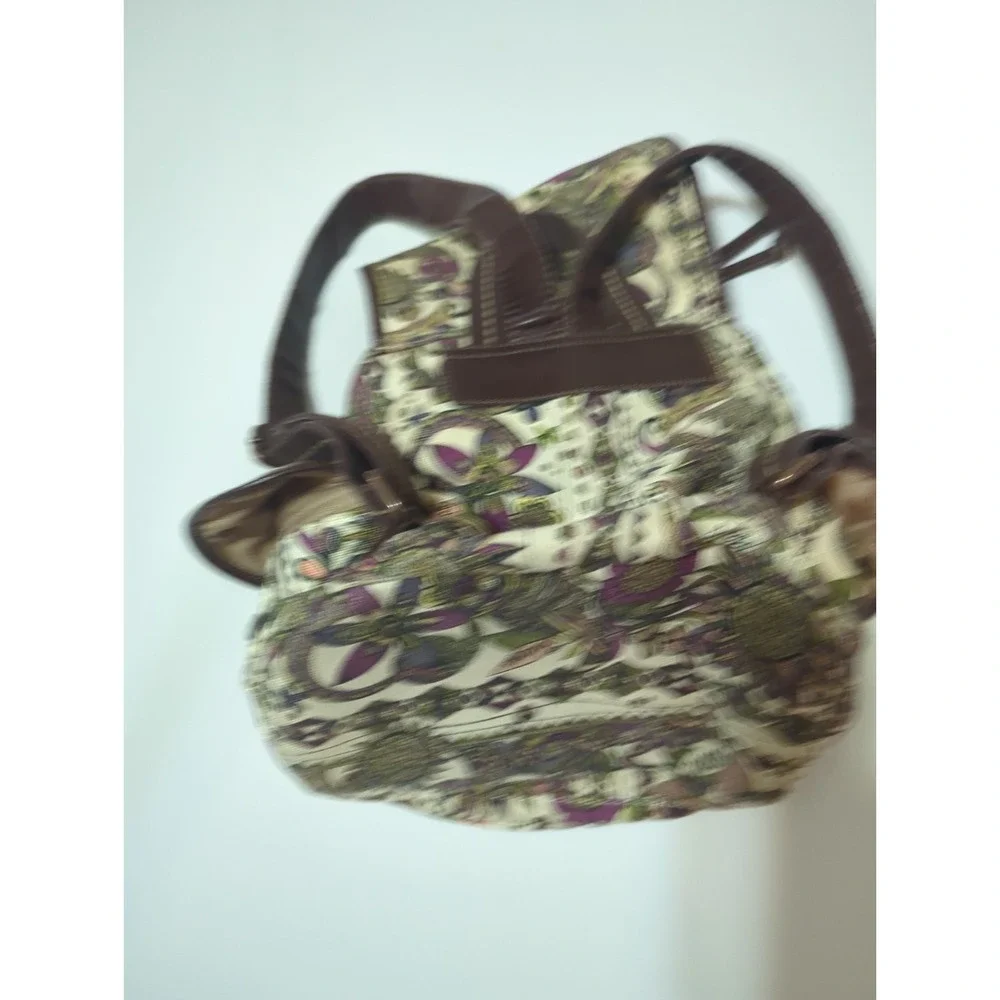 SAKROOTS  Owl Backpack Artist Circle Small Charm Whimsigoth Mini Bag Granola